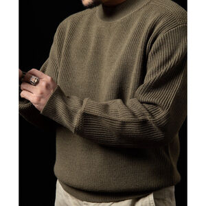 Bronson Vintage 1930s USN Woolen Sweater Warm Thick Wool Sweater Knit Top 38